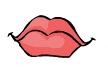 Lippen animiertes GIF