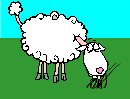 Schafe animiertes GIF